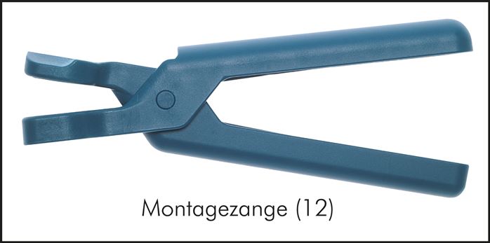 Exemplarische Darstellung: Kühlmittel-Gelenkschlauchsystem - Cool-Line 1/4", Montagezange